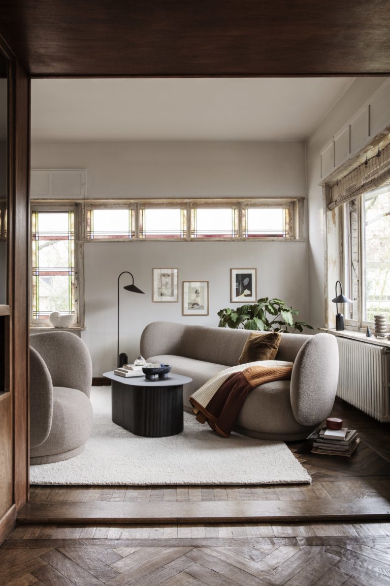 New neutrals, soft lines, curves, volumes and warmth at Ferm Living