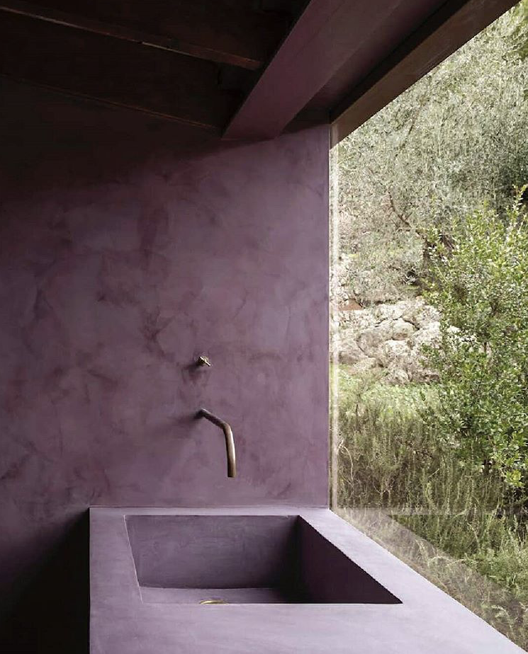 Bathroom earthy architecture, The Olive Houses in Mallorca by @marplusask