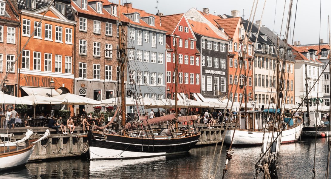 Copenhagen with boats