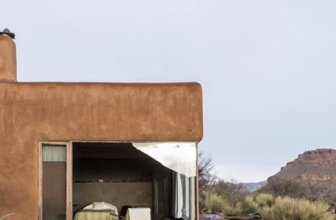 Georgia O'Keefe's ranch in the Santa Fe desert, New Mexico, via @openhousemagazine