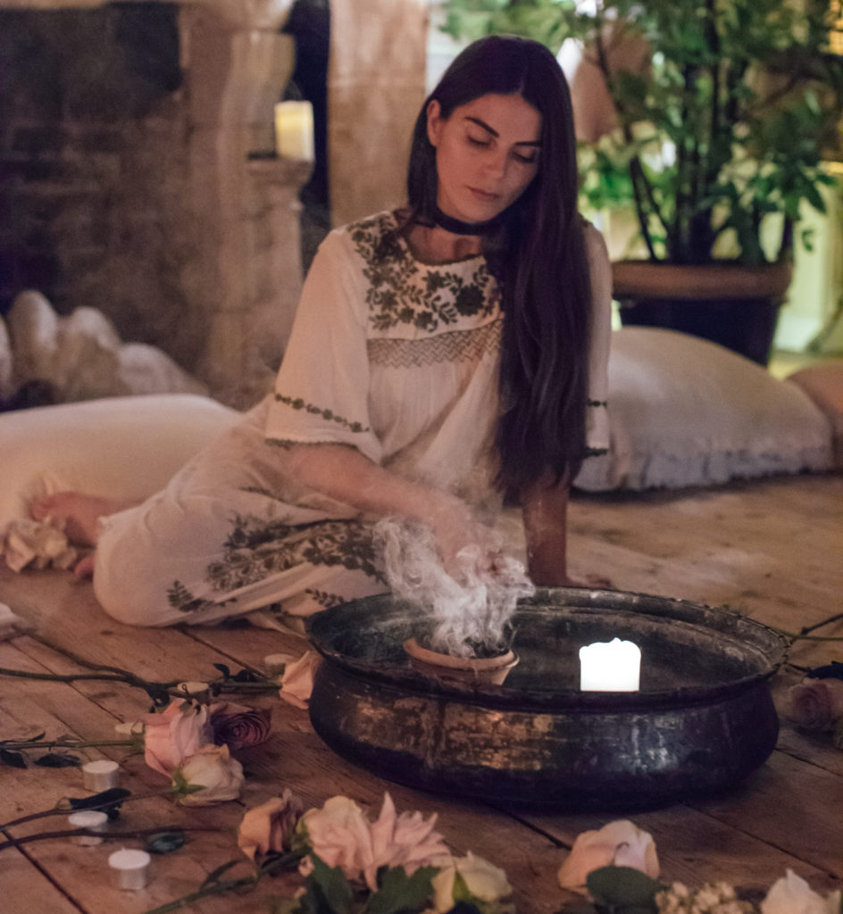 The Goddess Space floral ritual at home