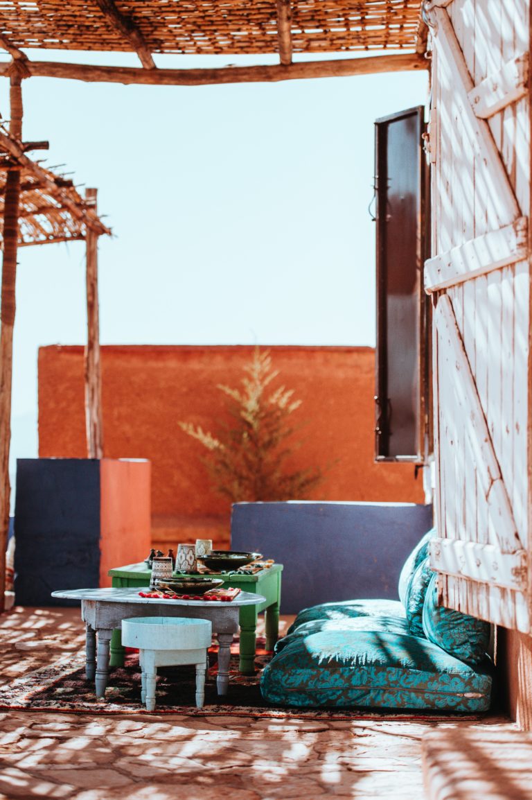 Jane was inspired by the colours of Marrakech