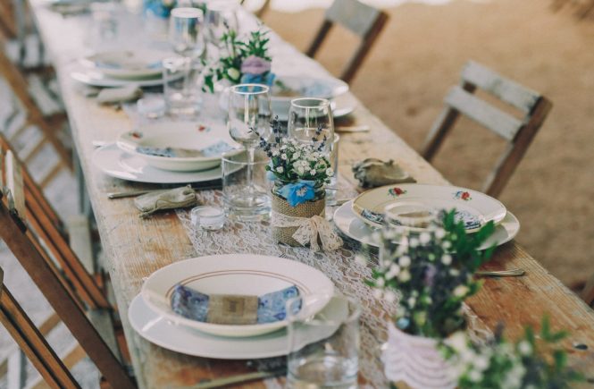 Outdoor entertaining French wedding style