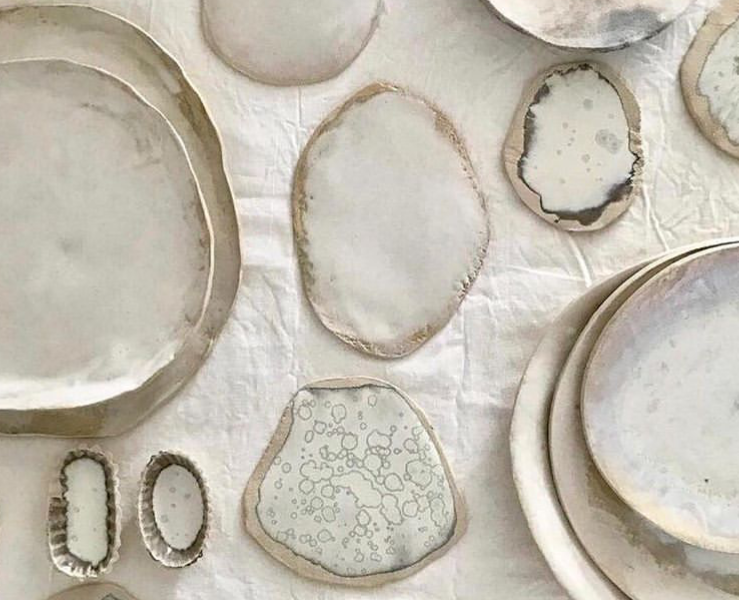 Pearlescent ceramics by Elvis Robertson