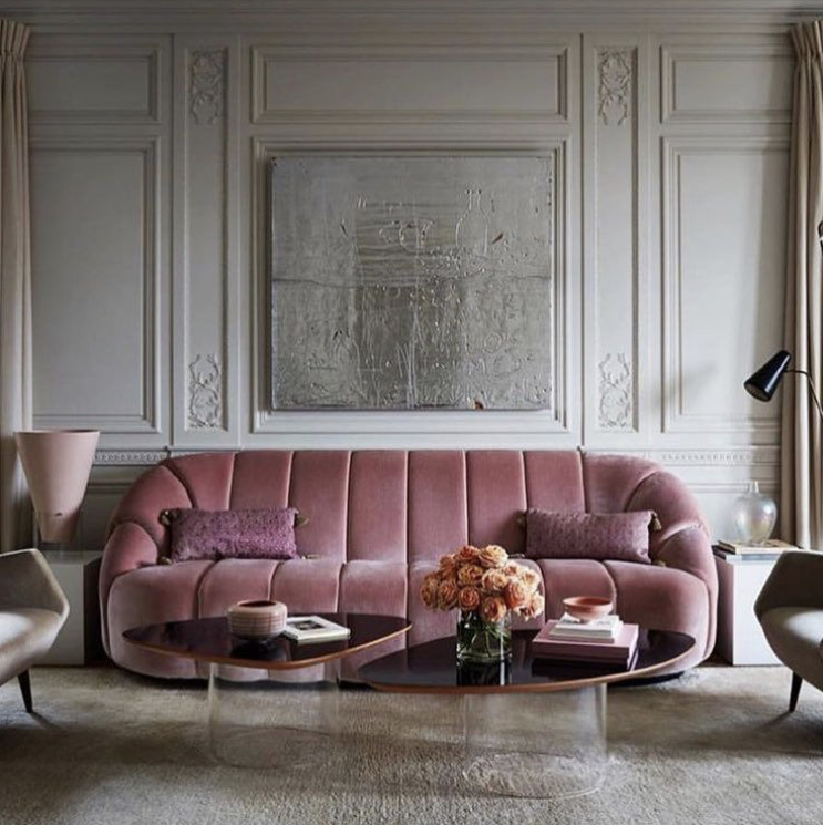 Pierre Paulin's iconic sofa for the Elysée Palace designed in 1969 via @christianelemieux