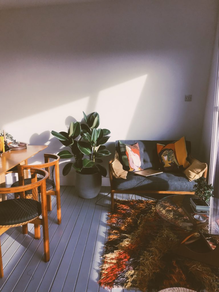 Sunlight in the living room