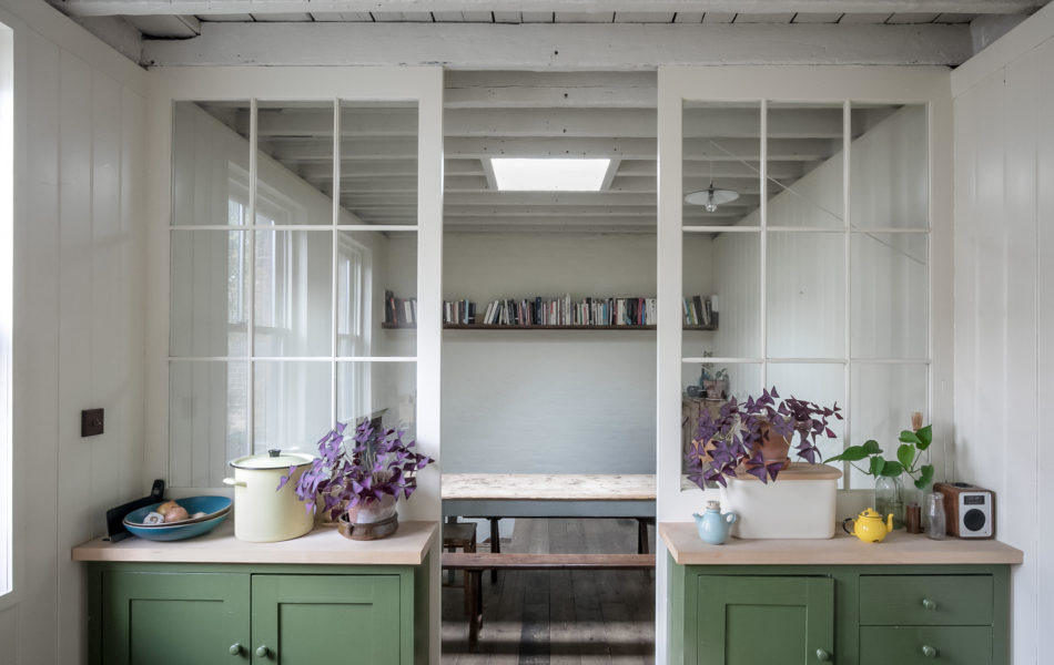 The view from the kitchen into the dining area in a Former Victorian Carriage House in Hackney via @Remodelista