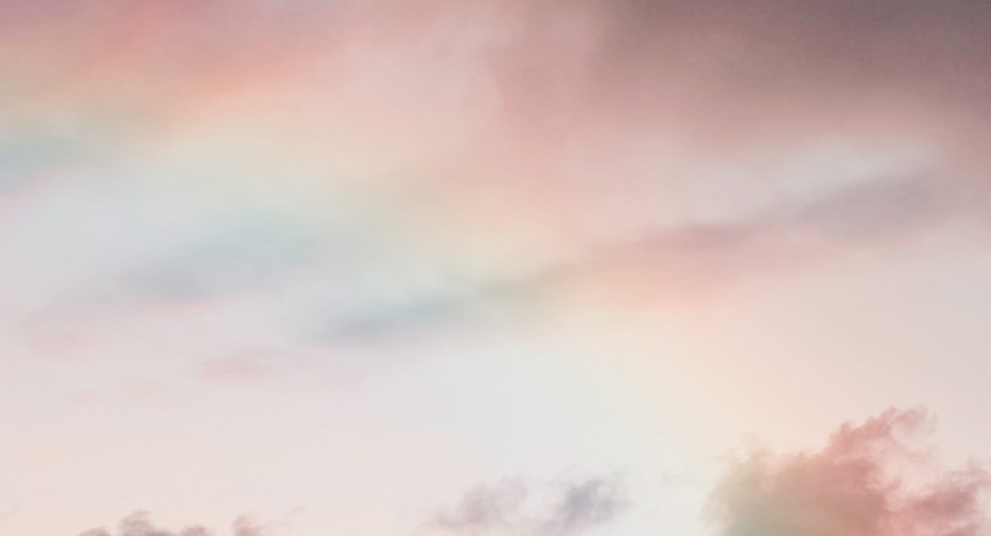 Rainbow cloudscape
