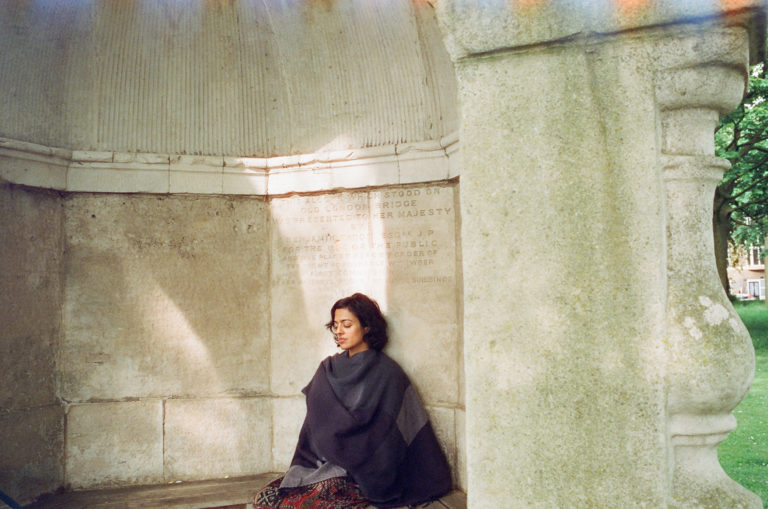 Sushma meditating